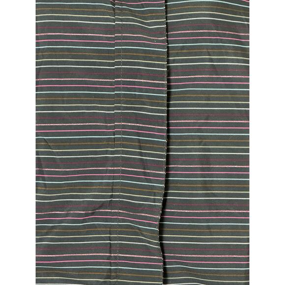 Roxy 5K Silver Snowboard/Ski Jacket Black With Multicolor Pinstripe Size XL - Picture 6 of 16